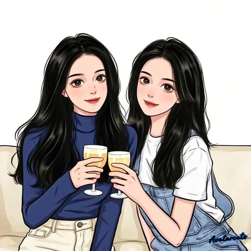 Album hình avatar bạn thân