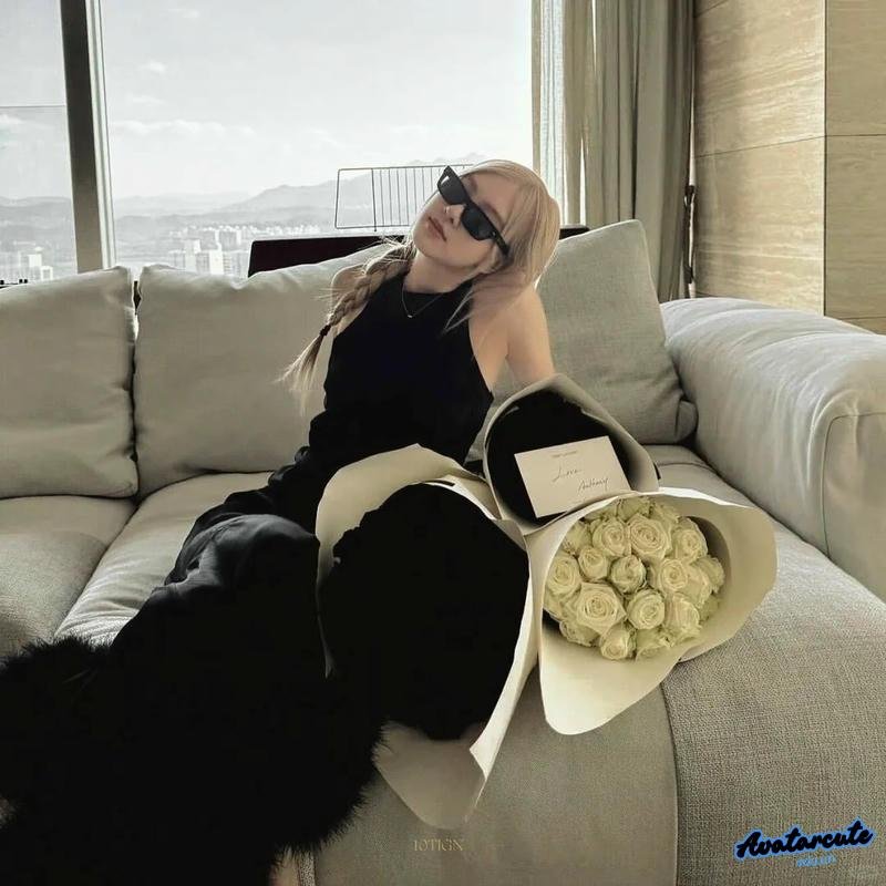 Hình avatar blackpink rose mới