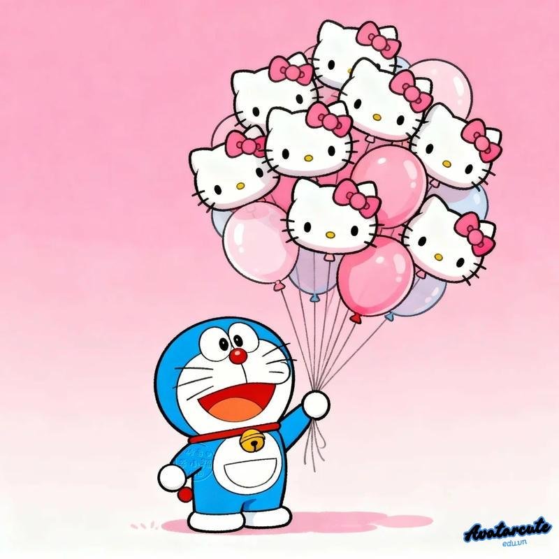 Album ảnh avatar doremon phiên bản dễ thương