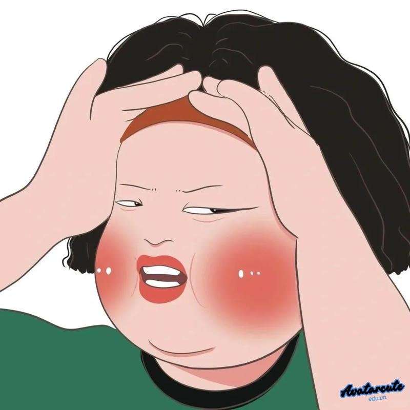 Ảnh avatar hài gương mặt dí dỏm