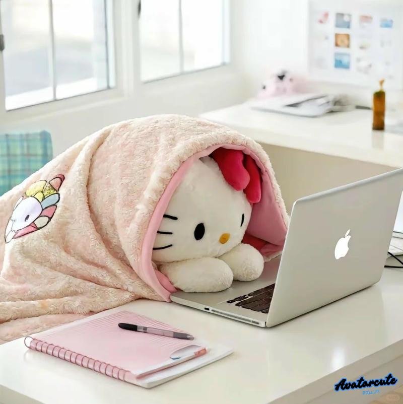 Ảnh mạng avatar hello kitty thời trang