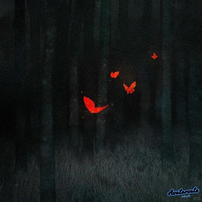 Hình nền avatar đen phong thái