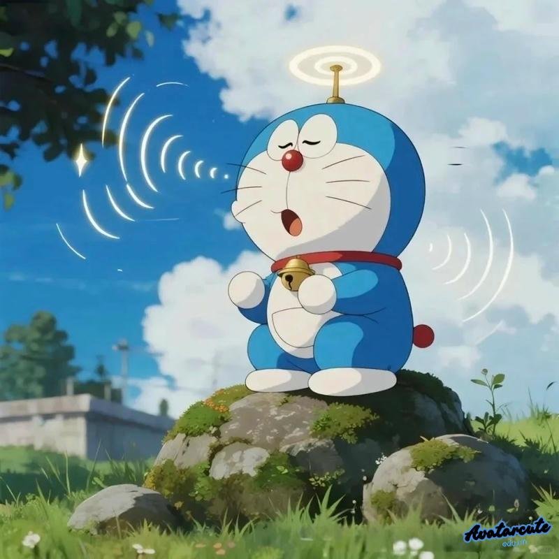 Ngắm ảnh avatar doremon tinh nghịch