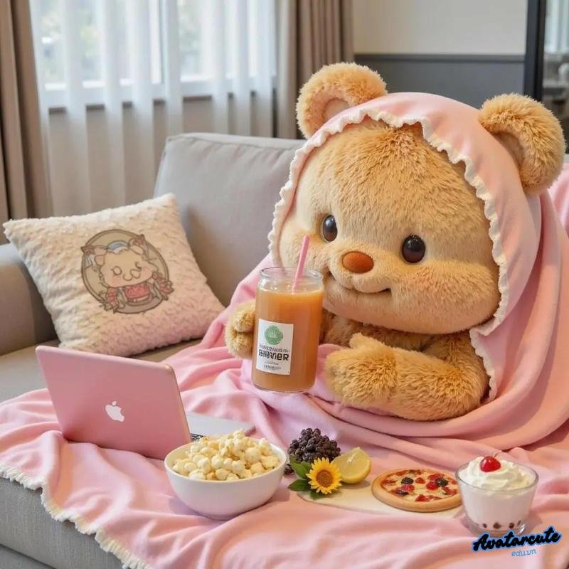 Xem hình avatar gấu hài hước