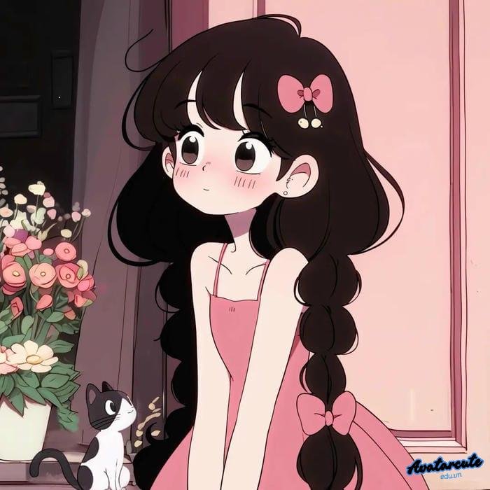 ảnh avatar hồng cho điện thoại