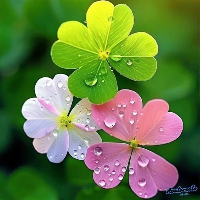 ảnh đại diện cỏ 4 lá đẹp