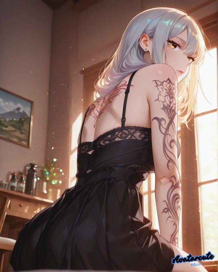 ảnh đại diện cô gái quay lưng kiểu nhật