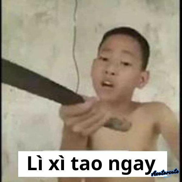 ảnh lì xì troll lì xì tao ngay