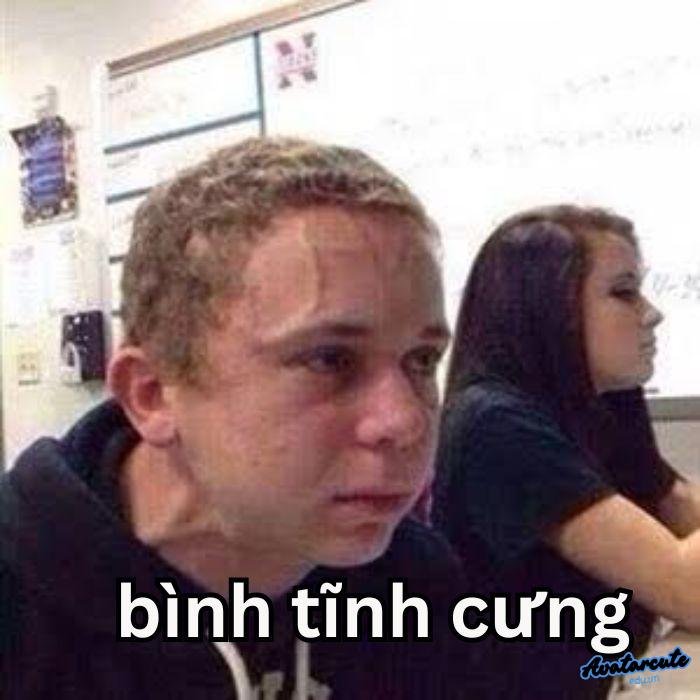ảnh meme bình tĩnh hài hước chế