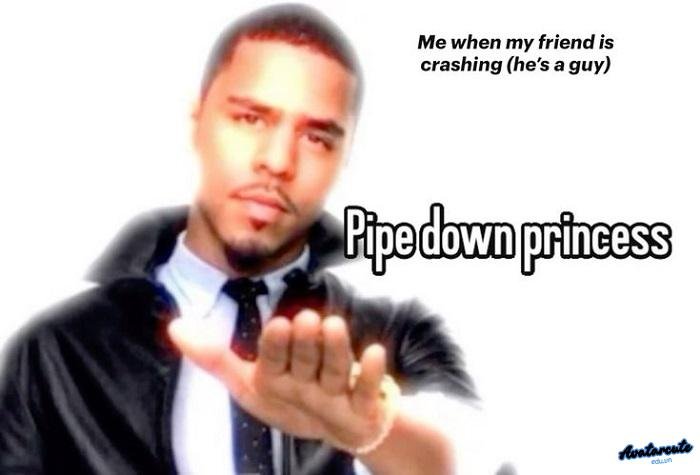 ảnh meme calm down chế hài hước