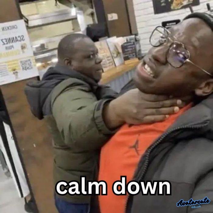 ảnh meme calm down chế