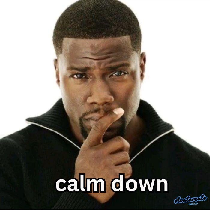 ảnh meme calm down cực bựa