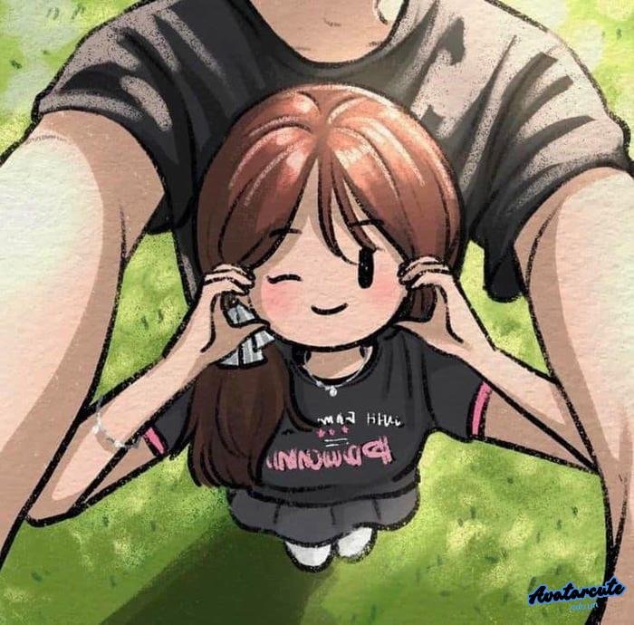 avatar cặp anime aesthetic