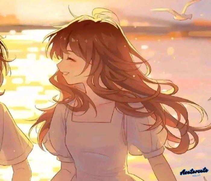 avatar cặp anime đen trắng