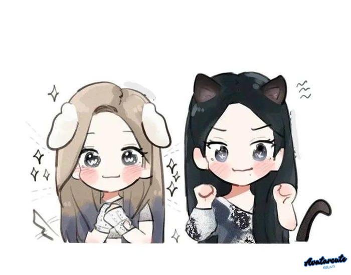 avatar cặp đôi kiểu nhật