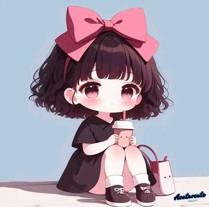 avatar chibi với tóc