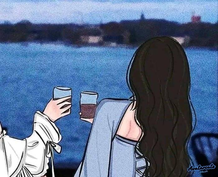 avatar cô gái quay lưng cho cặp đôi