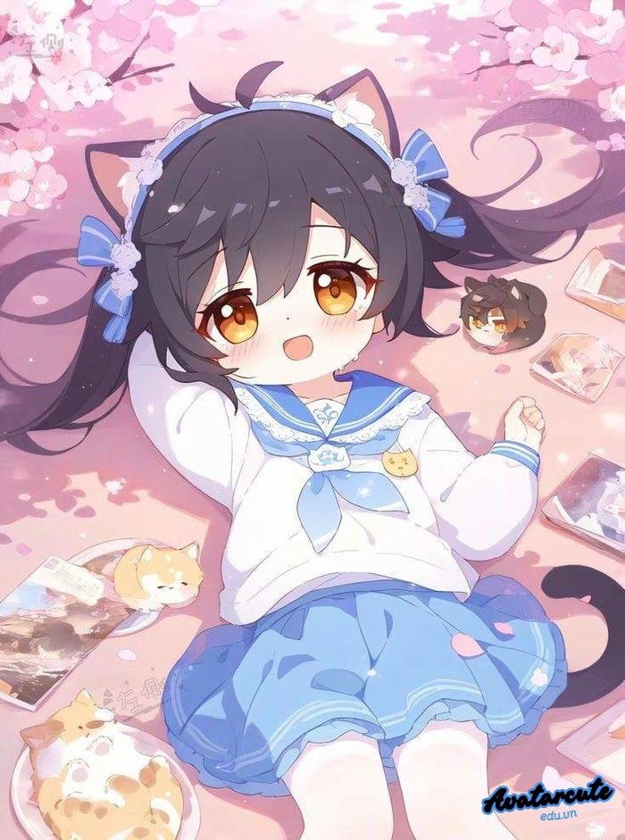 avatar cô gái với ánh nắng