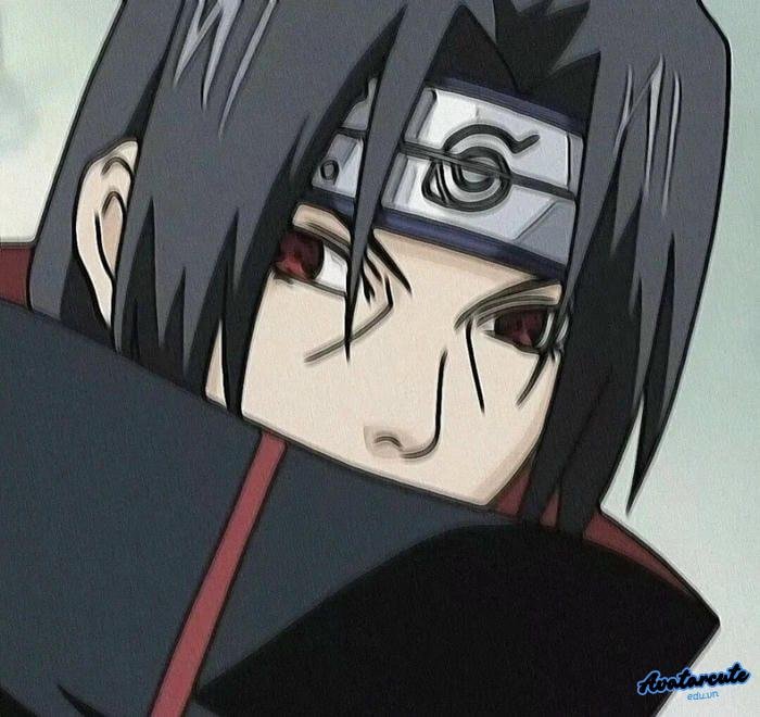avatar itachi đen trắng