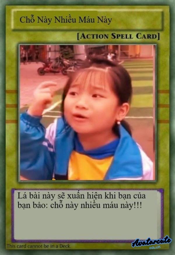 cardsmeme trẻ trâu