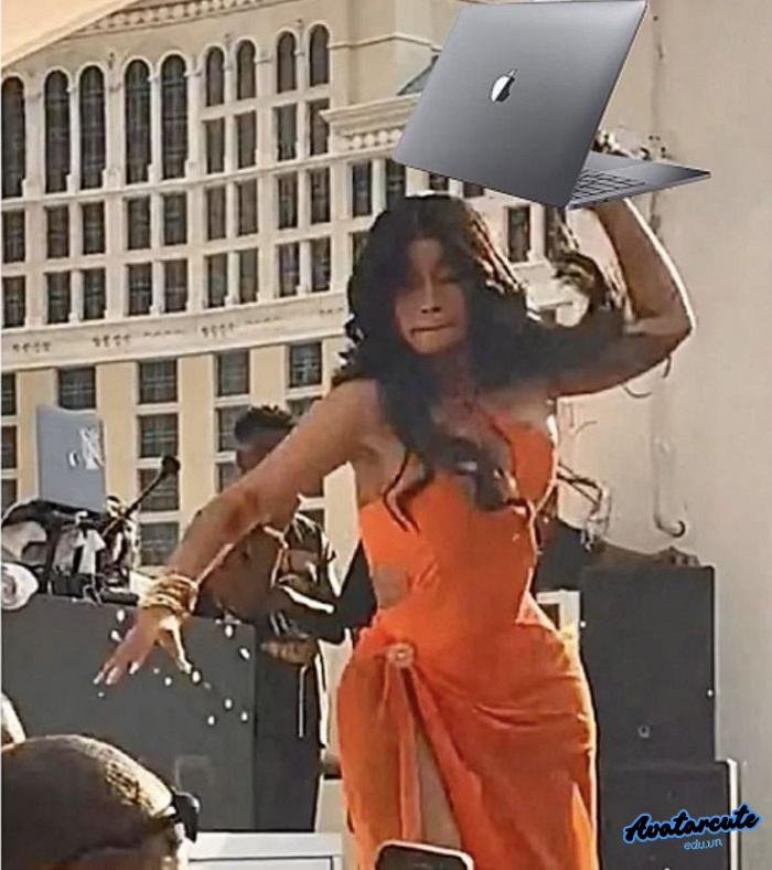 meme calm down cardi b