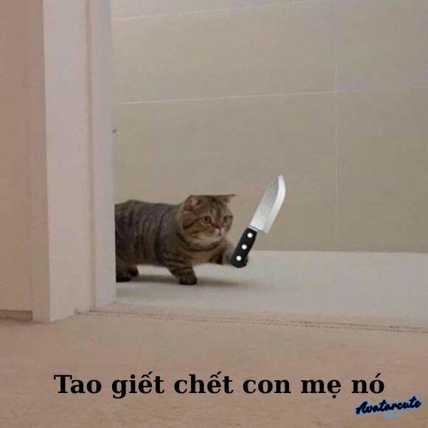meme cầm dao giết chết