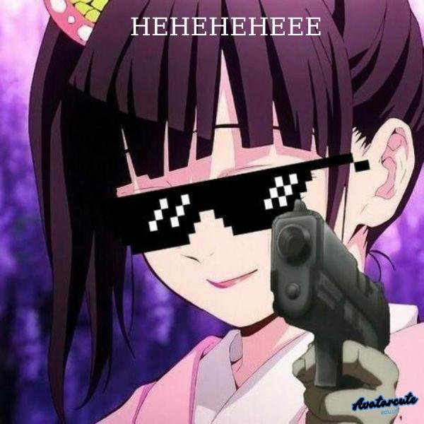 meme cầm súng đeo kính