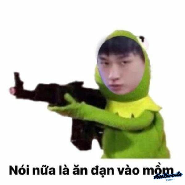meme cầm súng hài