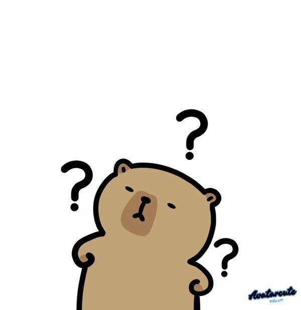 meme chấm hỏi capybara