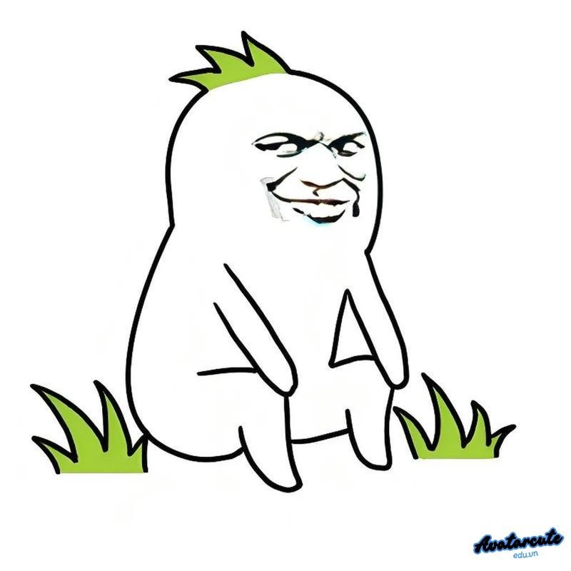 meme chờ đợi mọc cỏ