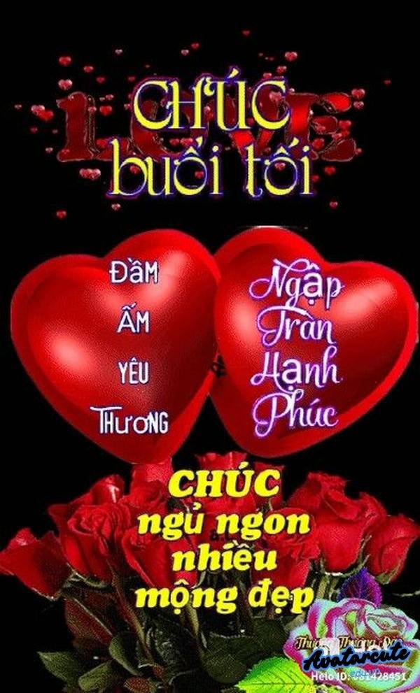 meme chúc ngủ ngon trái tim
