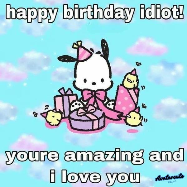 meme happy birthday cún xinh