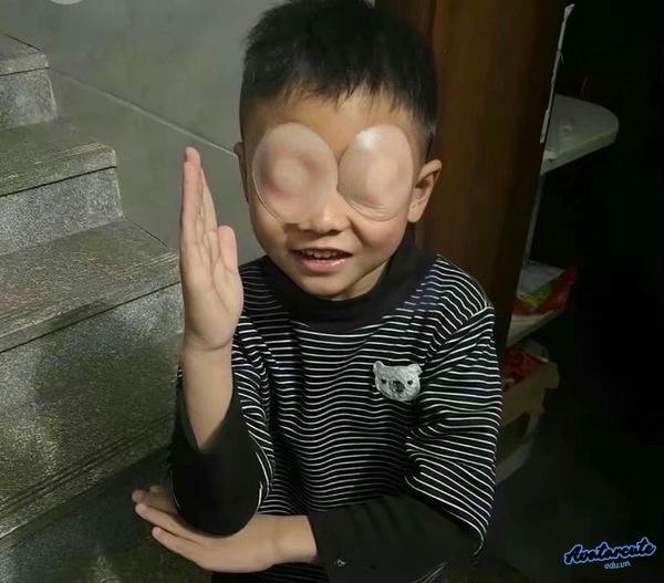 nhũ hoa hồng che mắt hài