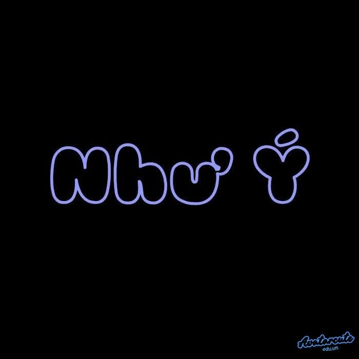 thiết kế avatar chữ