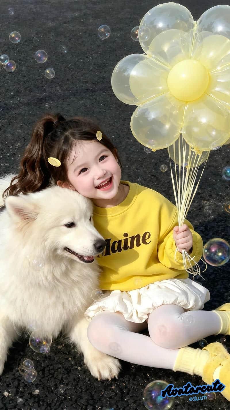 Bộ ảnh hình nền bé gái dễ thương sắc nét