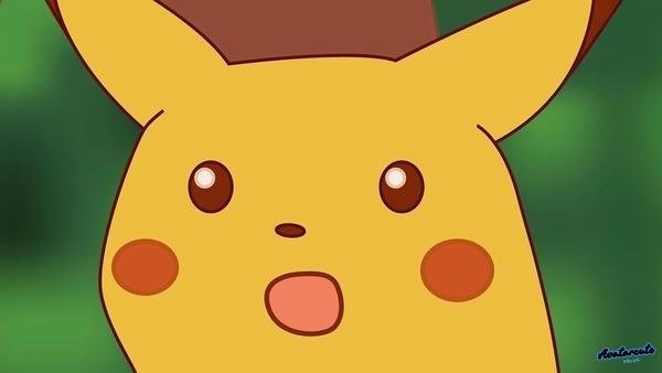 Meme Pikachu há mồm