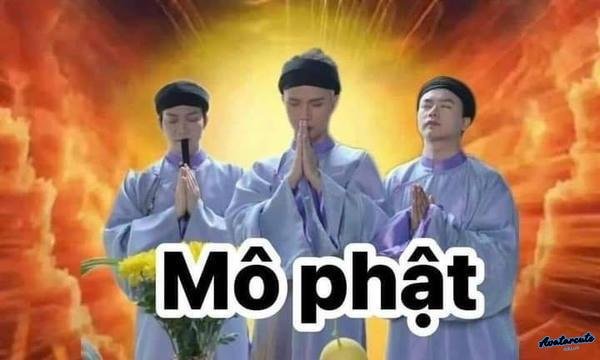 Meme hay cầu trời khấn phật