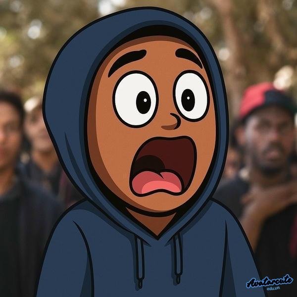 Meme nhân vật hoạt hình há mồm