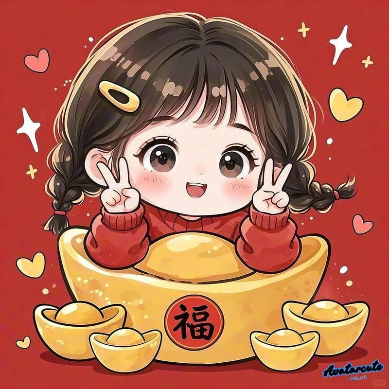 Tuyển tập bộ avatar meme tết miễn phí