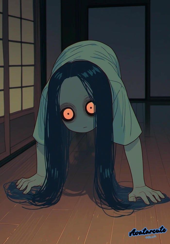 ảnh đại diện ma với ánh mắt