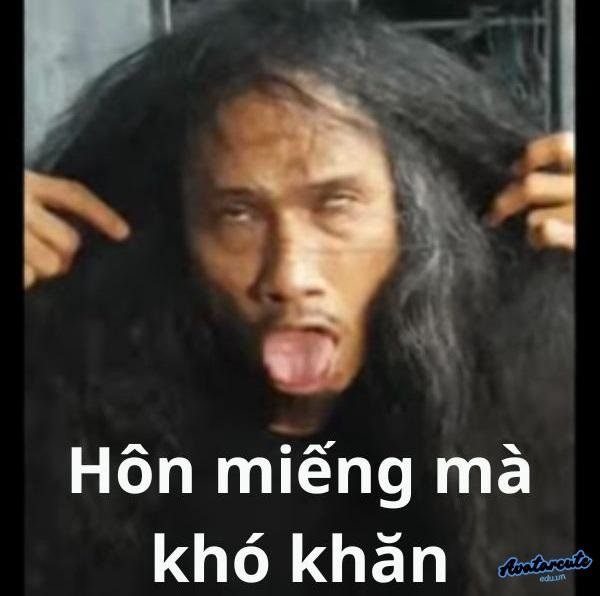 ảnh hôn troll khó khăn