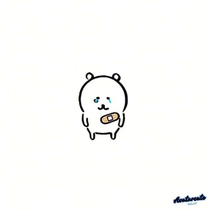 avatar hoạt hình đang khóc