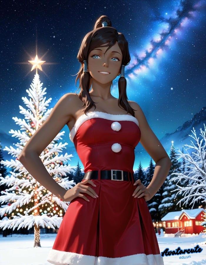 avatar korra tóc đen