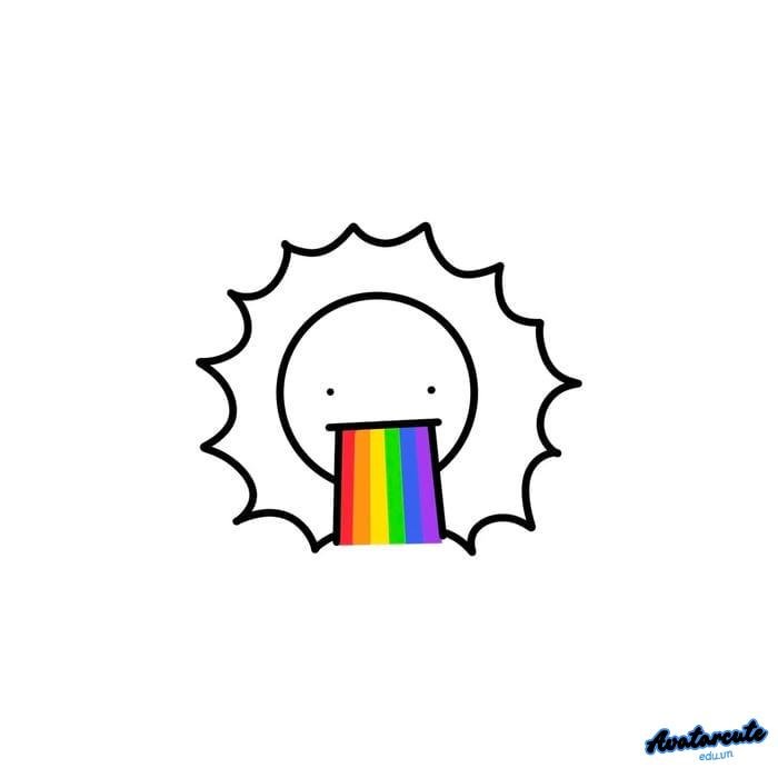 avatar lgbt cờ lục sắc