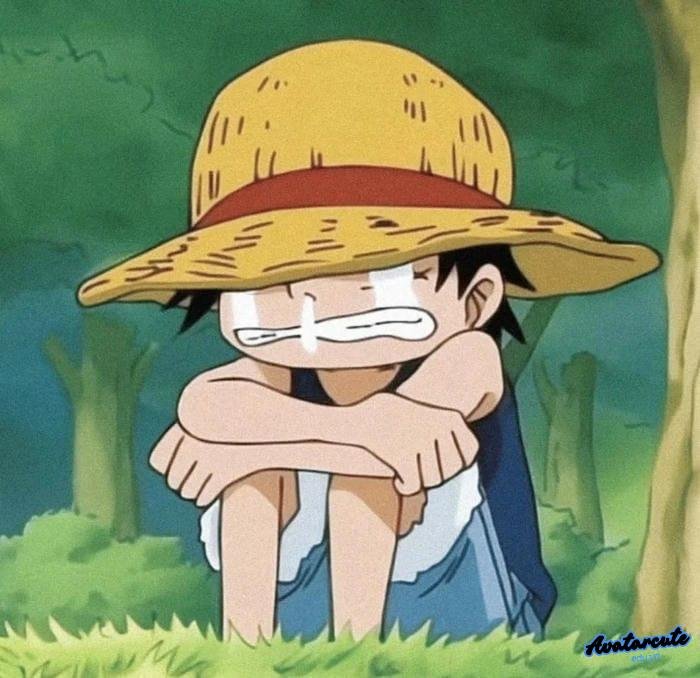 avatar luffy buồn