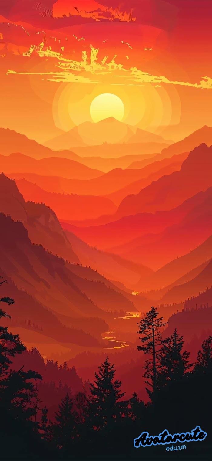 hình nền ánh bình minh hd