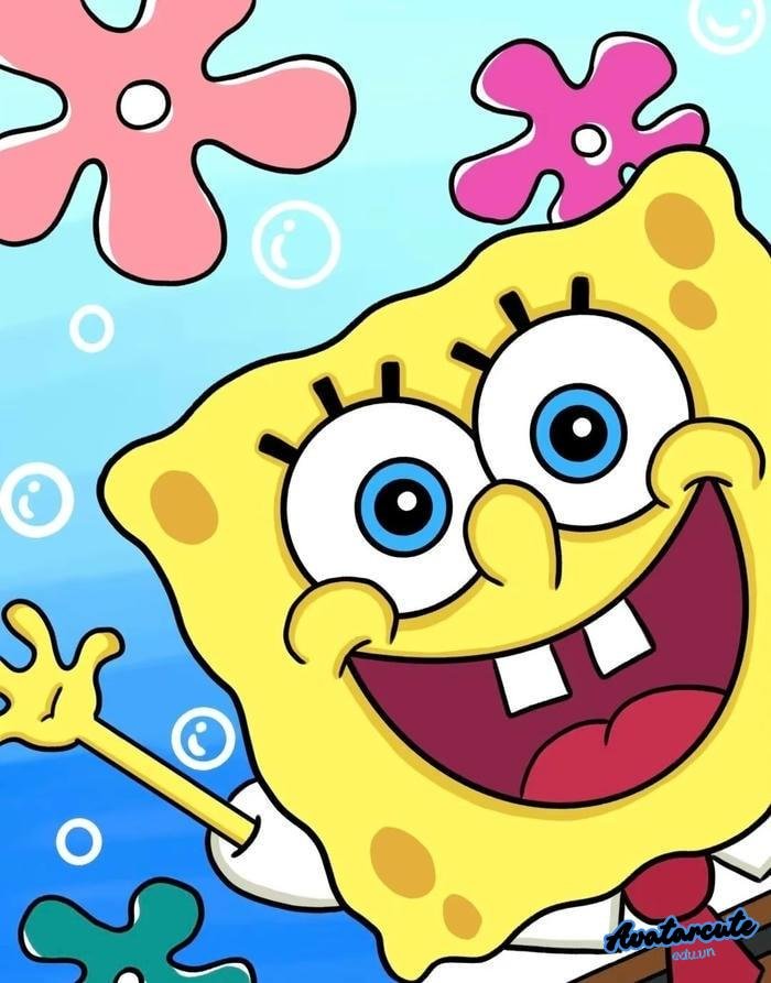 hình nền anime bọt biển hd