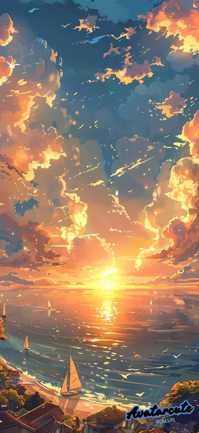 hình nền bình minh cực nét hd