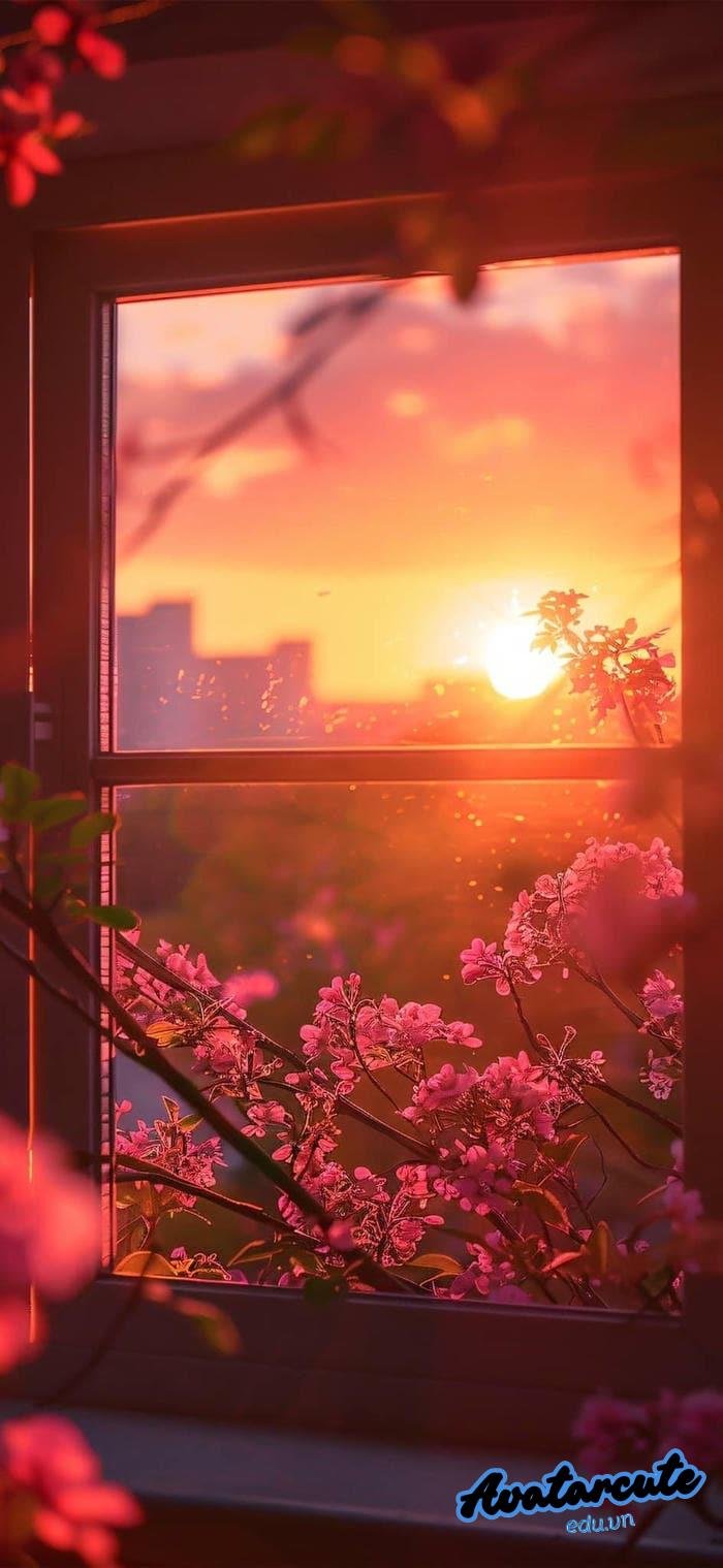 hình nền bình minh nét