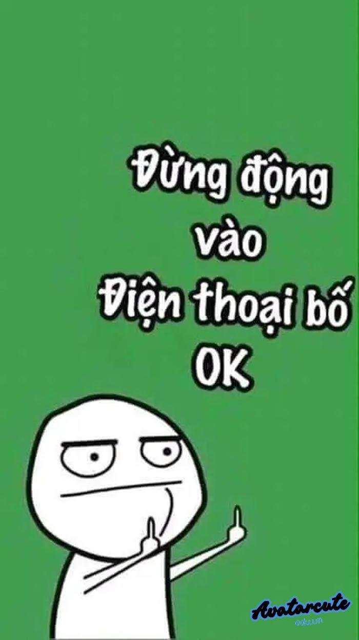 hình nền bỏ điện thoại tao xuống đanh đá